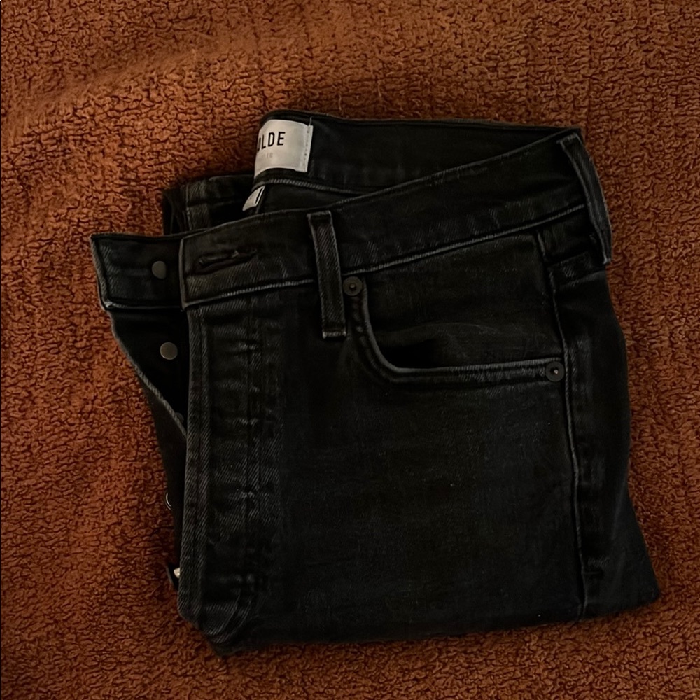 Agolde Women's Skinny Jeans - Black